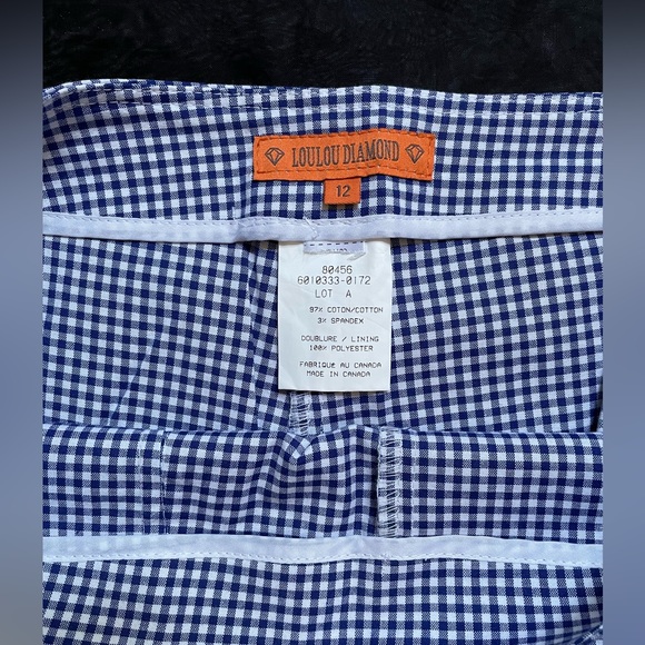 Vintage Loulou Diamond Classic women pants made in Canada size 12 - Picture 2 of 9